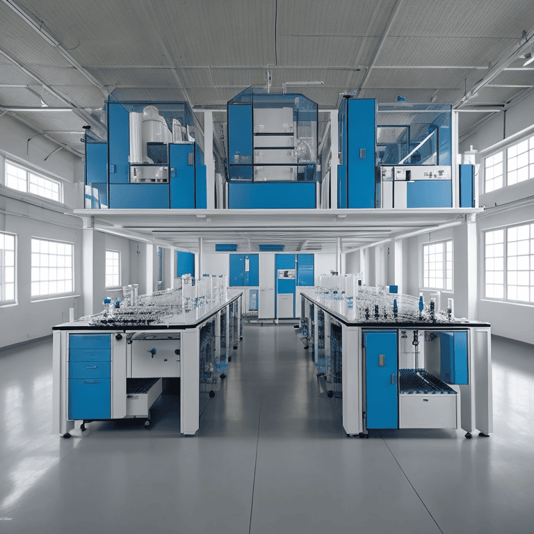 Lab showing GCP vs GMP