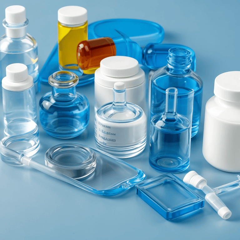 Lab equipment made of glass