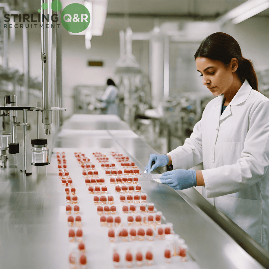 lady in a packaging facility